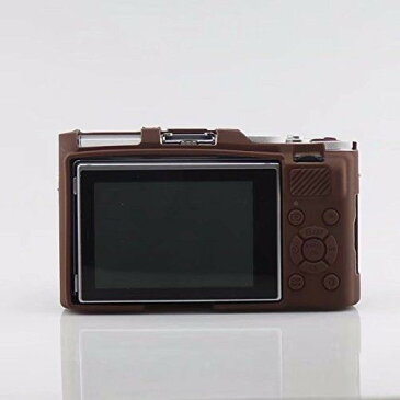 MaxKu FUJIFILM ミラーレス一眼 X-A5 ケース ソフト 軽量 落下防止ソフト ケース FUJIFILM X-A5 高品質シリコンケース 衝撃吸収カバー （ダークブラウン）