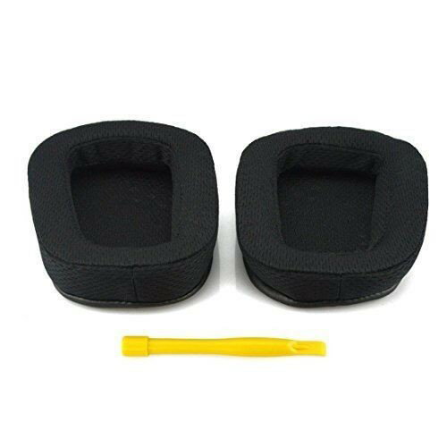 Replacement Earpad for Logitech g633、g933ヘッドフォン/ヘッドセット耳パッド/耳クッション/耳カップ/耳カバー/ Earpads修復パーツ 2