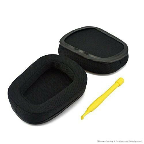 Replacement Earpad for Logitech g633、g933ヘッドフォン/ヘッドセット耳パッド/耳クッション/耳カップ/耳カバー/ Earpads修復パーツ 3