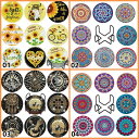 【クーポン利用で10%OFF 】送料無料 刺繍キット ダイヤモンドアート コースター 8枚セット ダイヤモンドアート キット ビーズ刺繍 ダイヤモンドペインティ...