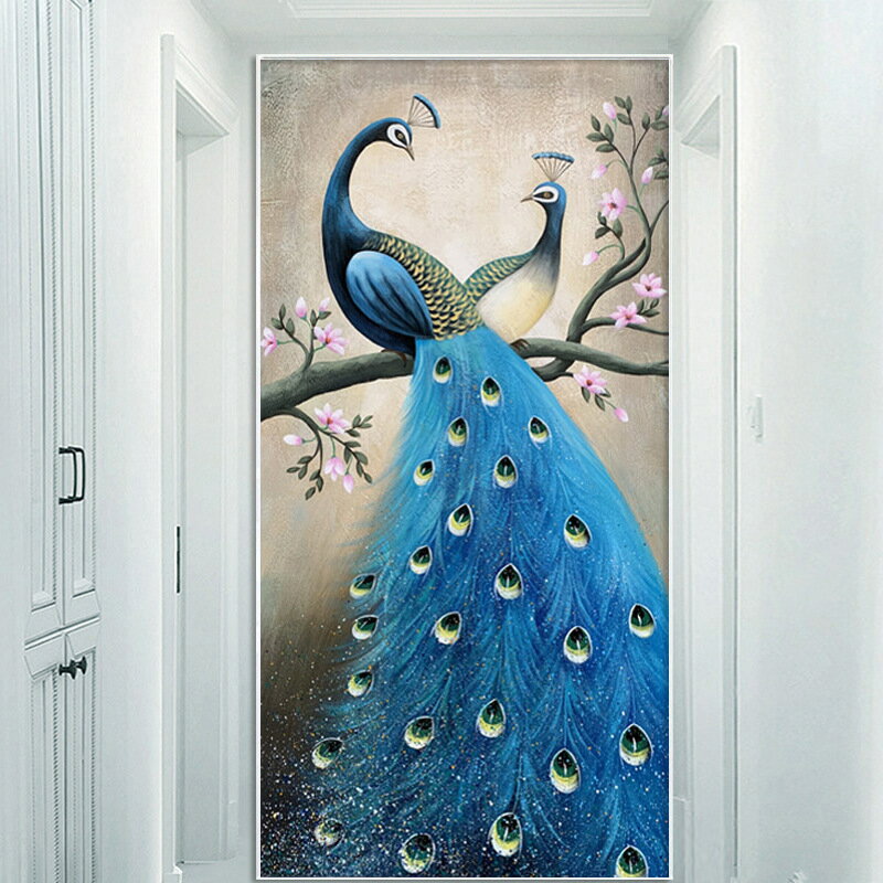 【クーポン利用で10%OFF】送料無料 刺繍キット 5D 大型 孔雀ダイヤモンドアート キット ビーズ 上級者..