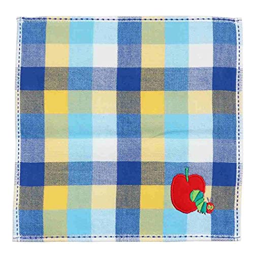林(Hayashi) ミニタオル 約25×25cm はらぺこあおむし ガーゼパイル チェック PL409000
