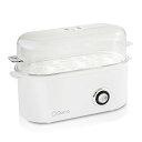 Qurra(たまくっく) ゆでたまご器 ゆでたまごメーカー エッグスチーマー 茹で卵メーカー ゆで卵調理器 蒸し器 スチームクッカー 半熟卵 固
