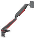 JAPANNEXT JN-ARM-GE22V[液晶ディスプレイアーム ゲーミングモニター用 LED内蔵 ガス式 クランプ対応 15-34インチ対(2)