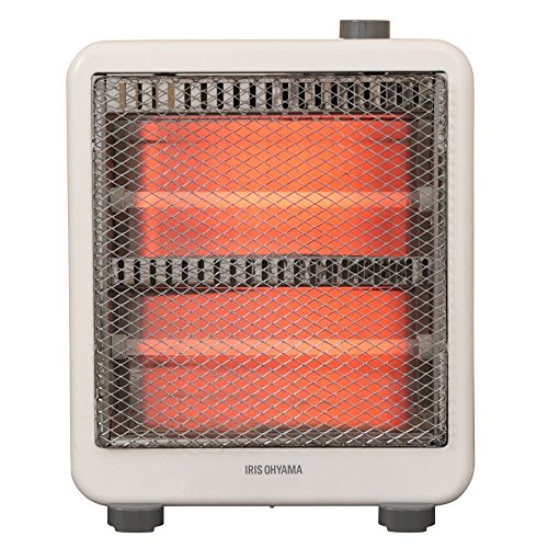 アイリスオーヤマ 電気ストーブ ヒーター 暖房器具 電気 足元 小型 省エネ 脱衣所 転倒時電源OFF 400W/800W 2段階切替 軽量 E