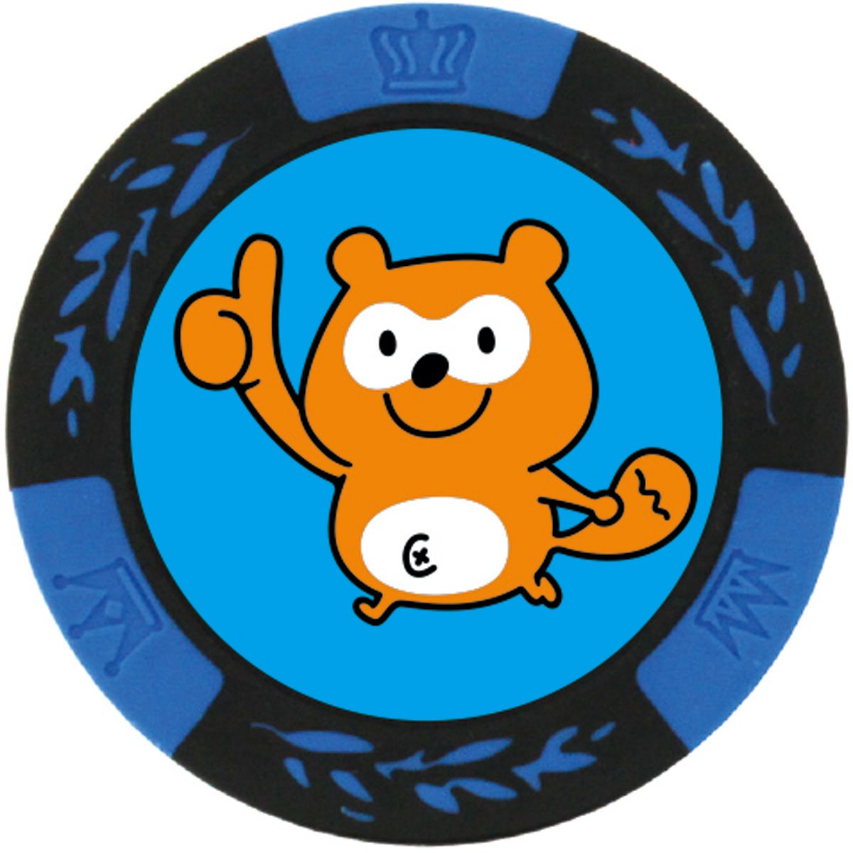 ホクシン交易 カジノチップマーカー Ponta ポンタ MK0028-1 ブルー