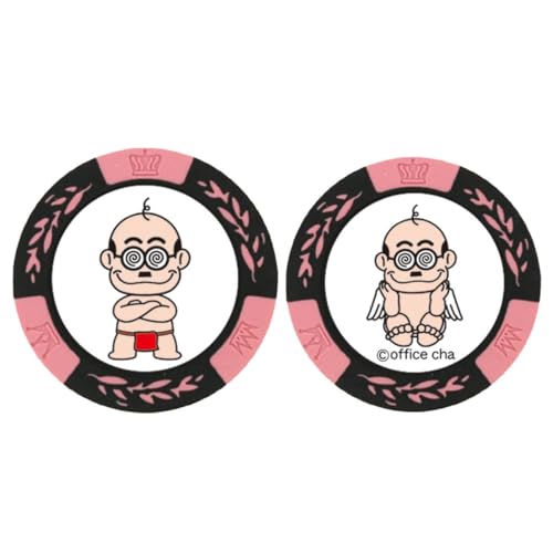 ホクシン交易 グリーンマーカー HTC 加トちゃんカジノチップマーカー MK0033-4 ピンク