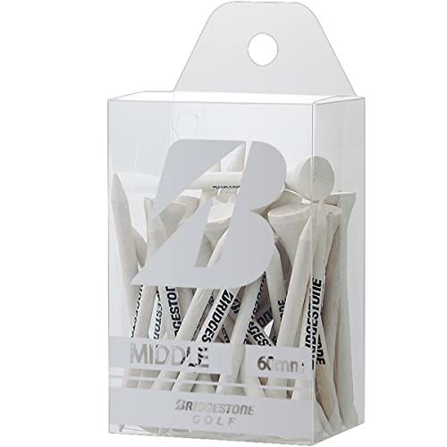 BRIDGESTONE(ブリヂストン) ゴルフ ウッドティー(ミドル・36本入り) GAG302 ホワイト 2023年モデル