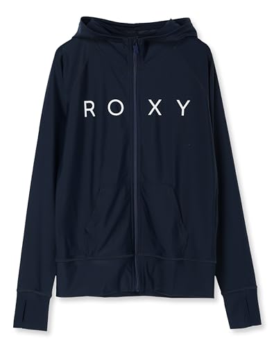 [ロキシー] ラッシュガード 定番ZIPラッシュパーカー レディース ネイビー