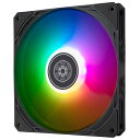 SilverStone フルレンジPWMおよびARGBライティング効果装備の高性能140mm スリムファン SST-AS140B-ARGB(2)
