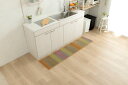 イケヒコ い草 キッチン マット kitchen mat 長方形 Fジーグ オレンジ 約43×120cm ナチュラル グラデーション 抗菌防臭効