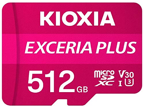 KIOXIA microSDメモリカード 512GB クラス10 UHSスピードクラス3 EXCERIA PLUS KMUH-A512G