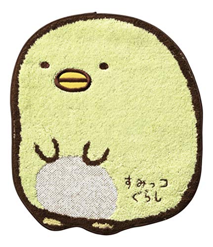 丸眞 ミニタオル すみっコぐらし ぺんぎん? ハンドタオル ハンカチ キャラクター 綿100% 吸水 プレゼント ギフト 誕生日 ダイカットぺん
