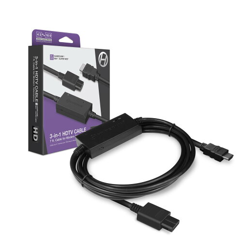 Hyperkin ゲームキューブ/ニンテンドー64/スーパーファミコン専用 HDMIコンバータアダプタケーブル HD Cable for GC/ Hyperkin ゲームキューブ/ニンテンドー64/スーパーファミコン専用 HDMIコンバータアダプタケーブル HD Cable for GC/