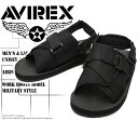 AVIREX アヴィレックス（アビレックス） AV-4530 PIRATE Black ブラック メンズ＆レディース サンダル