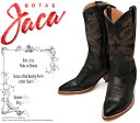 [Botas Jaca]　ハカ　8007　Piel Taupo Moka　モカ・ブラウン/コゲ茶　レディース　本革　ウエスタンブーツ　ロングブーツ その1