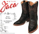 [Botas Jaca]　ハカ　8009　Piel Taupo Moka　モカ・ブラウン/コゲ茶　レディース　本革　ウエスタンブーツ　ミドルブーツ