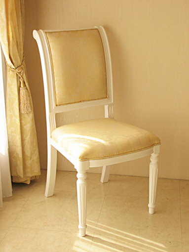 アフロディーテ ダイニングチェア2 輸入家具 プリンセス家具 ゴージャス 姫系家具 姫系 姫 白家具 白 椅子 いす