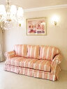 フィガロ 3シーター ソファ アントワネットのタッセルの張地 輸入家具 オーダー家具 姫系家具 プリンセス家具