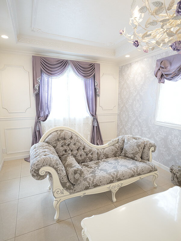 輸入家具 プリンセス家具 ソファ3P プリンセス ピンク花かご柄 - 通販
