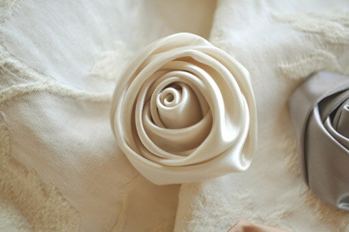 薔薇の花 ホワイト カルトナージュ 
