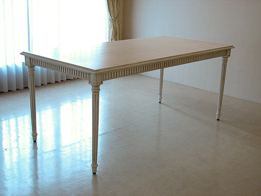 マダム・ココ ダイニングテーブル180 輸入家具 プリンセス家具 姫系家具 姫系 姫 白家具 白 テーブル 食卓