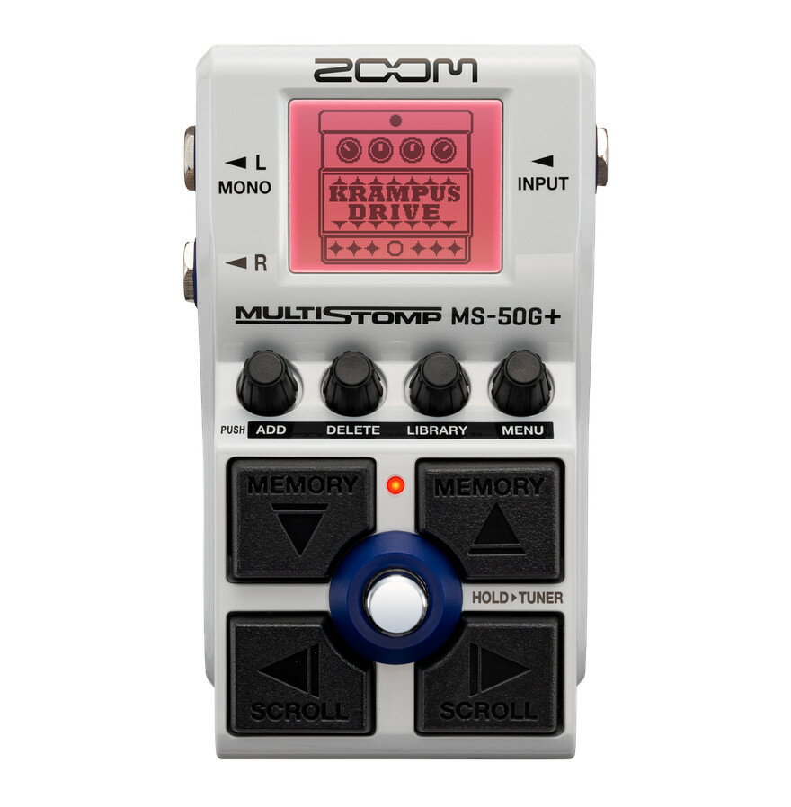 【送料込】ZOOM MS-50G MultiStomp《ズーム》マルチストンプ／マルチエフェクター／ギター用／102種類のエフェクト