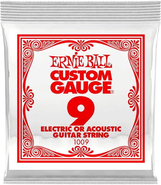 ERNIE BALL 《アーニーボール》【1009】PLAIN STEEL STRING バラ弦／.009ELECTRIC /ACOUSTIC