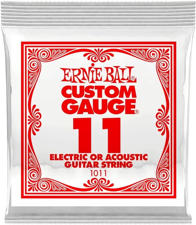 ERNIE BALL 《アーニーボール》【1011】PLAIN STEEL STRING バラ弦／0.11ELECTRIC /ACOUSTIC