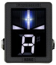 「KORG Pitchblack XS CHROMATIC PEDAL TUNER」 FEATURES ＊トゥルー・バイパスと新開発のULTRA BUFFERを切り替え可能 ＊ユニークなデザインでコンパクトながら大型表示を実現 ＊ブライト・モード設定も可能なメーターLEDによる高い視認性 ＊±0.1セントまで追い込める超高精度チューニング ＊4種類のメーター・ディスプレイ・モード ■「ULTRA BUFFER」とは？ ULTRA BUFFERとは、バイパス時の音質を向上させ、チューナーとの接続に長いシールドケーブルを使用する場合や、複雑なエフェクト・ボードにチューナーを組み込む場合でも、音質を維持することができる新開発のバッファーです。 エレキギターの大半は、高インピーダンス出力のパッシブ・ピックアップが搭載されています。 シールドケーブルを使う場合、約5mで音質（通常は高音域）が劣化し、シールドケーブルが長くなればなるほどさらに劣化してしまいます。 ULTRA BUFFERは、長いシールドケーブルを使う際も信号の劣化を防ぎ、ペダルがオフの状態でもクリーンでクリアな音質を維持します。 ■トゥルー・バイパスと新開発のULTRA BUFFERを切り替え可能。 歴代のPitchblackと同様に、入力された音に影響を与えず、そのままの音を出力できるトゥルー・バイパスはもちろんのこと、新開発のULTRA BUFFERを搭載。 ULTRA BUFFERは、バイパス時の音の劣化を防ぎつつ高音質化することができるので、チューナーを長いケーブルに繋いだり大きなエフェクター・ボードに組み込んでも音色を保つことが可能になります。 Pitchblack XSでは、好みや環境にあわせてトゥルー・バイパスとULTRA BUFFERとを切り替えることができます。 ■ユニークなデザインでコンパクトながら大型表示を実現 ディスプレイとフット・スイッチを一体化したことで、省スペースながら表示部を最大限大きくすることが可能になりました。 粉体塗装で頑丈な筐体は、どこを踏んでもスイッチが反応するため、踏み方や設置の向きを気にせず使用することができます。 ■ブライト・モード設定も可能なメーターLEDによる高い視認性。 ディスプレイを大型化しただけでなく、メーターLEDの数を増やすことで圧倒的な視認性を実現しました。 また、ブライト・モード（輝度）の設定を2段階で変更できるため、暗いステージや、日の光が反射する野外など、あらゆる環境においてもその視認性が失われることは決してありません。 チューニングが合ったときに両サイドの三角形のLED表示がピカピカと点滅するので、安心感があり心地良いチューニング体験をもたらしてくれます。 ■±0.1セントまで追い込める超高精度チューニング。 ストロボ・モード時、±0.1セントの超高精度なチューニングが可能。 プロフェッショナルなレコーディングやステージの現場など、細かな誤差も見逃せないシビアな現場でも活躍します。 ■4種類のメーター・ディスプレイ・モード。 レイヤーのスタイルに合わせ、4種類のメーター表示方式から選択可能。 オーソドックスな「レギュラー・モード」のほか、メーターが流れる方向と速度でピッチの変化を示し、細かな誤差まで視認しやすい「ストロボ・モード」「ハーフ・ストロボ・モード」、そして2つのLEDが左右から中央に向かって重なるようにチューニングする「ミラー・モード」を搭載しています。 specification / 仕様 ●音律 ：12平均律 ●測定範囲：E0（20.60Hz）〜C8（4,186Hz） ●測定精度：±0.1セント（ディスプレイ・モード：ストロボ） ●基準ピッチ範囲：A4=436〜445Hz（1Hzステップ） ●入力インピーダンス：1MΩ（チューナー・オン時） ●ディスプレイ・モード：レギュラー、ストロボ、ハーフ・ストロボ、ミラー ●接続端子：INPUT端子（φ6.3モノラル標準ジャック）、BYPASS端子（φ6.3モノラル標準ジャック）、DC 9V IN端子 ●消費電流：最大40mA ●外形寸法：70（W） × 80（D） × 47（H） mm（突起物含む） ●質量：198 g ●付属品：ご購入のお客様へ、安全上のご注意、ゴム足（1シート） ●別売アクセサリー：ACアダプターKA181（9V、センターマイナス） ※ACアダプターKA181は下記リンク先からお求めください。 ACアダプターKA181 WEST MUSICからのお知らせ ※簡易梱包での発送となります、パッケージの変形等はご了承下さいませ。 ※画像はメーカーのサンプルです。 ※予告なくデザイン等の変更がある場合がございます。 ※上記をご了承のうえ、ご注文をお願いいたします。 ※ご不明な点はメール・お電話にて、お気軽にお問い合わせください。