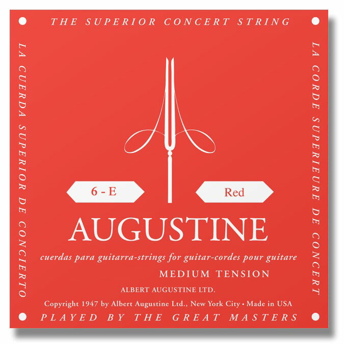 AUGUSTINE  RED 6TH ۥClassic Guitar Strings6Τߡ饷å
