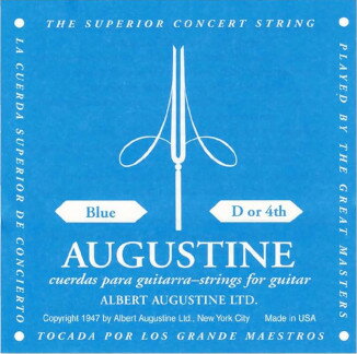 AUGUSTINE 【BLUE 4TH】オーガスチン Classic Guitar Strings4弦のみ／クラシックギター用