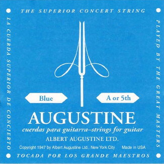 AUGUSTINE 【BLUE 5TH】オーガスチン Classic Guitar Strings5弦のみ／クラシックギター用