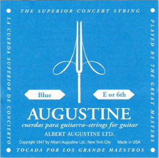 AUGUSTINE 【BLUE 6TH】オーガスチン Classic Guitar Strings6弦のみ／クラシックギター用