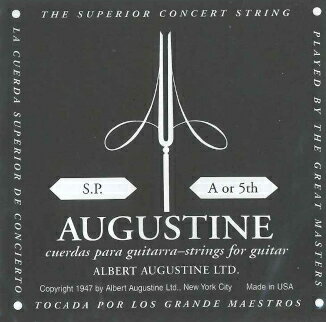 AUGUSTINE【BLACK 5TH】オーガスチン Classic Guitar Strings5弦のみ／クラシックギター用