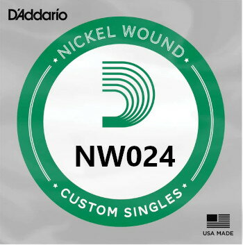 D'Addario ꥪХ鸹NW024Electric Guitar Single StringsNickel Woundե쥭1ܤΤ