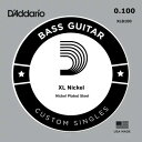 「 D'Addario Strings for Electronic Bass ／ XLB100 」 メーカー商品説明 ●世界中のミュージシャンからの圧倒的な支持を誇る、言わずと知れたベース弦のスタンダード。 ブライトでかつ正確なイントネーションを生み出し、どんなベースとも相性抜群です。 仕様 / SPECIFICATIONS ●材質：ニッケル ●品番：XLB100(バラ弦1本のみ) ●ゲージ：100 価格や仕様は予告なく変更する場合がございます。予めご了承ください WEST MUSICからのお知らせ ※画像はメーカーサンプル画像です。 ※ネット上の在庫状況の反映には迅速を務めておりますが、店頭、他サイトにて完売した場合はご了承くださいませ。 ※ご不明な点はメール・お電話でお気軽にお問い合わせください♪