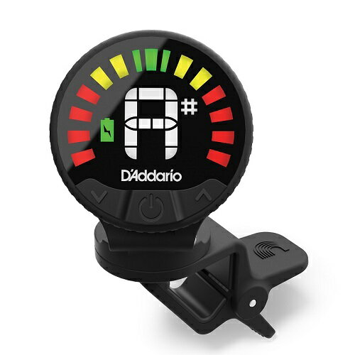 「 D'Addario Nexxus 360 Rechargeable Headstock Tuner [PW-CT-26]」 メーカー商品説明 D'Addario Nexxus 360 リチャージャブル・ヘッドストック・チューナーは、直観的に操作できる機能と高い視認性、優れたチューニング精度を兼ね備えたチューナーです。 付属のUSB ケーブルでUSB 電源機器に接続するだけで1 回の充電で約24時間の使用が可能となり、煩わしい電池交換のコストや手間からプレイヤーを開放してくれます。 360 度回転するクリップ式で高輝度のフルカラーLEDディスプレイを採用しており、様々な演奏環境でプレイヤーが見やすい視野角に調整が可能です。 仕様 / SPECIFICATIONS ・1 回の充電で約24 時間使用可能 ・360度回転するチューナーユニットはプレイヤーが見やすい角度にセッティングが可能 ・10分経つと自動で電源がOFF になるオートパワーオフ機能 ・バッテリーインジケーター( 緑=100 ～ 30%/ 黄=30 ～ 10%/ 赤=10 ～ 0%) 搭載 ・キャリブレーション範囲：415 - 465 Hz ・高輝度LEDディスプレイ ・充電用USBケーブル付属 WEST MUSICからのお知らせ ※画像はメーカーサンプル画像です。 ※価格や仕様は予告なく変更する場合がございます。予めご了承ください。 ※ネット上の在庫状況の反映には迅速を務めておりますが、店頭、他サイトにて完売した場合はご了承くださいませ。 ※ご不明な点はメール・お電話でお気軽にお問い合わせください♪