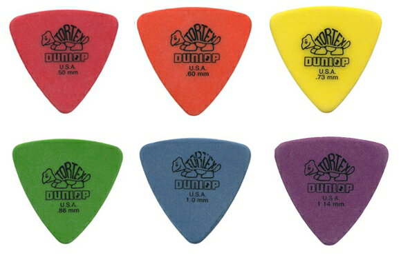 Jim Dunlop《ジム・ダンロップ》TORTEX TRIANGLE PICKS　ピック　