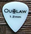 【ネコポス可能】OUTLAW《アウトロー》ピック[2375]　デルリン スモールティアドロップ 1.20mm