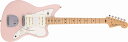 「 Made in Japan Junior Collection Jazzmaster, Maple Fingerboard, Satin Shell Pink」 about Junior Collection Made in Japan Junior Collection Jazzmaster Made in Japan Junior Collection Jazzmasterは従来のFenderのルックスを纏いながら24インチスケール指板を採用した、これから楽器を始めるエントリープレイヤーや若年層への新しい選択肢の一つとなるギターです。 24インチスケール指板がコードを押さえやすさと押弦時の指への負担を軽減し、約94%にスケールダウンしたコンパクトなボディと新しいボディキャビティ設計により軽量化を実現することで、より高い演奏性を提供します。 搭載している新設計のJunior Collection Modified Single Coil Jazzmasterピックアップは、エフェクトとも相性の良い本格的なJazzmasterトーンが得られます。 ヴィンテージタイプのチューナーとヴィンテージスタイルのフローティングトレモロブリッジにより、チューニングの安定性を確保しています。 FEATURES 特徴1：軽くコンパクトなボデイとネック ●約94%にスケールダウンしたコンパクトなボディ ●ボディキャビティの特別設計で軽量化に成功 ●ギター24インチスケール長 / ベース30インチスケール長を採用 ●ギターは24インチのスケールを採用しながらナット幅を42mmにし運指のしやすさと、レギュラースケールのネックと同じ安心感のある引き心地を両立 特徴2：Fenderの定番色に加え、新色サテンカラーをラインナップ！ ●フェンダーの人気定番色に加え、新たなトレンドカラー4色をラインナップ ●パッと目を引くサテン仕様のボディフィニッシュを採用 ●4モデル計30機種と幅広いラインナップを用意 特徴3：日本製のフェンダー品質とサウンド ●木材やパーツにこだわり抜いた日本製の品質とサウンドをお求めやすい価格帯で提供 ● 新設計ピックアップを搭載し、ゲインを高めながらもブライトで⻭切れの良い輪郭のはっきりした本格的なフェンダーサウンドを実現 ● ヴィンテージタイプのチューナーとサドル付きの2点支持トレモロブリッジでチューニングの安定性を確保 ●ローズウッドとメイプルの2種の指板オプションを用意 ● Modern Cシェイプに9.5インチラジアスの指板とナロートールの22フレット仕様により長時間の演奏でも疲れにくい 仕様 / specification ●ボディ:Basswood ●ボディフィニッシュ:Satin Polyester ●ネック:Maple ●ネックフィニッシュ:Satin Urethane ●ネックシェイプ:Modern "C" ●フィンガーボード:Maple ●フィンガーボードラジアス:9.5" (241 mm) ●フレット数:22 ●ナット:Bone ●ナット幅:1.650" (42 mm) ●フレットサイズ:Narrow Tall ●ブリッジ:6-Saddle Vintage-Style Adjustable with “Floating” Tremolo Tailpiece ●ピックアップ:Junior Collection Modified Single Coil Jazzmaster ●コントロール:Master Volume, Master Tone ●スィッチング3-Position Toggle: Position 1. Bridge Pickup, Position 2. Bridge And Neck Pickups, Position 3. Neck Pickup ●ソフトケース付属 WEST MUSICからのお知らせ ※画像はメーカーのサンプル画像です、色合い、木目等異なります。 ※当店リペアスタッフによる、点検・基本調整の後に発送いたします。 ※ネット上の在庫状況の反映には迅速を務めておりますが、万が一店頭で完売した場合はご了承くださいませ。 ※ご不明な点はメール・お電話にて、お気軽にお問い合わせください。