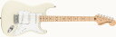 「 Affinity Series Stratocaster Maple Fingerboard, Olympic White 」 商品説明 Affinity Series Stratocaster Squier Affinity Serie Stratocasterは、伝統的なFender®ファミリーへの入り口として、伝説的なデザインと典型的なトーンを備えたギターです。 このStratocaster®は、薄くて軽量なボディ、スリムで快適な"C"シェイプネック、優れたアーミング奏法をサポートする2点支持トレモロブリッジ、スムーズで正確なチューニングを提供するスプリットシャフト付きシールドダイキャストチューニングマシンなど、プレイヤーフレンドリーな洗練された機能を備えています。ジャンルを超えたサウンドバリエーションを実現する5ウェイスイッチングのSquier Single-Coil Stratocasterピックアップを3基搭載し、あらゆるステージであらゆるプレイヤーに寄り添うことができるモデルです。 主な特長 ・"C"シェイプのメイプルネック ・21フレットのMaple指板 ・Squier Single-Coil Stratocasterピックアップ ・6サドルスタンダードブリッジ ・正統なスタイルの3層のホワイト／ブラック／ホワイトのピックガードがスタイリッシュな趣を与えています。 ・エレガントなゴールドとブラック2色のヘッドストック・ロゴはこのモデルに高級感を添えています。 "入門者におすすめのエントリーモデル！" 仕様 / specification ●ボディ:Poplar ●ボディフィニッシュ:Gloss Polyurethane ●ネック:Maple ●ネックフィニッシュ:Satin Urethane with Gloss Urethane Headstock Face ●ネックシェイプ:"C" Shape ●スケール:25.5" (64.77 cm) ●フィンガーボード:Maple ●フィンガーボードラジアス:9.5" (241 mm) ●フレット数:21 ●フレットサイズ:Medium Jumbo ●ナット:Synthetic Bone ●ナット幅:1.650" (42 mm) ●ブリッジ2-Point Synchronized Tremolo with Block Saddles ●ピックアップ:Ceramic Single-Coil ●コントロール:Master Volume, Tone 1. (Neck/Middle Pickups), Tone 2. (Bridge Pickup) ●SWITCHING：5-Position Blade: Position 1. Bridge Pickup, Position 2. Bridge and Middle Pickup, Position 3. Middle Pickup, Position 4. Middle and Neck Pickup, Position 5. Neck Pickup ●ソフトケース付属 WEST MUSICからのお知らせ ※画像はメーカーのサンプル画像です、色合い、木目等異なります。 ※当店リペアスタッフによる、点検・基本調整の後に発送いたします。 ※ネット上の在庫状況の反映には迅速を務めておりますが、万が一店頭で完売した場合はご了承くださいませ。 ※ご不明な点はメール・お電話にて、お気軽にお問い合わせください。