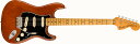 「American Vintage II 1973 Stratocaster, Maple Fingerboard, Mocha」 商品説明 American Vintage II 1973 Stratocaster American Vintage IIは、音楽の歴史を変えた革新的なエレクトリックギターとベースを、極めて正確に再現したシリーズです。当時の仕様を忠実に反映したボディシェイプ、ネック、ハードウェア構成、プレミアムなフィニッシュ、そして年代別にヴォイシングされ細部にまでこだわり抜いたピックアップを搭載し、本物のFenderクラフトマンシップとトーンのエッセンスを凝縮した一本です。 1973年には、CBSデザインが標準仕様となり、そのスペックをまとったフェンダーのギターとベースが世界中のロック、ファンク、フュージョン、プログレのプレイヤーに広く使用されるようになりました。毎週深夜に放送された『Don Kirshnerʼs Rock Concert』や『Midnight Special』などの音楽番組により、フェンダー製品はこれまで以上に人々の目の前に登場し、ポップカルチャーにおけるStratocasterの存在感を高めることになったのでした。 American Vintage II 1973 Stratocasterは、Pure Vintage '73 Staggered Poleピックアップを3基搭載し、デュアルストリングツリー仕様のラージヘッドストック、ヘッドに配置された便利なBulletスタイルトラスロッドナット、Micro-Tilt付きの3ボルト式ネックプレートなどを装備しています。1973 “C”シェイプのメイプルネックに21本のヴィンテージトールフレットを配した7.25インチラジアスのメイプルまたはローズウッド指板を採用し、まるで1973年に舞い戻ったかのような、当時の楽器の演奏性を彷彿させます。フェンダーのアイコニックなギターシェイプを讃えて開発されたAmerican Vintage II 1973 Stratocasterは、アッシュボディにAged Natural、Lake Placid Blue、Mochaという3種類のフィニ ッシュをラインナップしています。MochaはStratocasterでBlackピックガードを採用した初のモデルです。その他、ヴィンテージスタイルのFロゴチューニングマシン、ベントスチールサドルとコールドロールド（冷間圧延）スチールブロック付きのシンクロナイズドトレモロといったプレミアムな仕様を備えています。 American Vintage IIは、フェンダーの礎を築いたギターとベースを忠実に復刻している、ヴィンテージフェンダーのトーンとフィーリングを愛するプレイヤーへ向けたシリーズです。音楽の歴史を作り上げてきたギターとベースを、現代の技術で蘇らせています。 FEATURES ・アッシュボディ ・グロスポリウレタンフィニッシュ ・Pure Vintage '73 Single-Coil Stratピックアップ搭載 ・“C”シェイプのネックプロファイル ・ベンドスチールサドルを備えたPure Vintageシンクロナイズドトレモロ ・Pure Vintage Single-Line “Fender Deluxe”チューニングマシン 仕様 / specification ●ボディ:Ash ●ボディフィニッシュ:Gloss Polyurethane ●ボディシェイプ:Stratocaster ●ボディ素材:Ash ●ヘッドストック:Large '70s Style ●ネック:1-Piece Maple ●ネックフィニッシュ:Gloss Polyurethane ●ネックシェイプ:1973 "C" ●ネック:3-Bolt ●フィンガーボードラジアス:7.25" (184.1 mm) ●FINGERBOARD MATERIAL:Maple ●ポジションインレイ:Black Dot ●サイドドット ●フレット数:21 ●フレットサイズ:Vintage Tall ●スケール:25.5" (64.77 cm) ●トラスロッド:Bullet Style ●トラスロッドナット:Bullet Style ●ナット:Bone ●ナット幅:1.650" (42 mm) ●ナットの素材:Bone ●ブリッジAmerican Vintage Synchronized Tremolo with “Ash Tray” Bridge Covers ●ブリッジカバー/テイルピース:Includes Chrome Bridge Cover ●BRIDGE MOUNTING:6-Screw Vintage-Style ●TREMOLO BLOCKC:old Rolled Steel ●ピックガード:3-Ply Black/White/Black ●PICKUP COVERS:Aged White ●コントロールノブ:Aged White ●SWITCH TIP:Aged White ●ハードウェアフィニッシュ:Nickel/Chrome ●チューニングマシーン:Pure Vintage Fender “F” Stamped ●STRING TREES:Dual-Wing ●TREMOLO ARMS:crew-In ●NECK PLATE:3-Bolt “F” Stamped with Micro-Tilt, Serialized ●STRAP BUTTONS:Vintage-Style ●ブリッジピックアップ:Pure Vintage '73 Single-Coil Strat ●ミドルピックアップ:Pure Vintage '73 Single-Coil Strat ●ネックピックアップ:Pure Vintage '73 Single-Coil Strat ●ピックアップコンフィギュレーション:SSS ●コントロール:Master Volume, Tone 1. (Neck/Middle Pickups), Tone 2. (Bridge Pickup) ●SWITCHING:5-Position Blade: Position 1. Bridge Pickup, Position 2. Bridge and Middle Pickup, Position 3. Middle Pickup, Position 4. Middle and Neck Pickup, Position 5. Neck Pickup ●ハードケース Vintage-Style Black (Orange Interior)付属 WEST MUSICからのお知らせ ※画像はメーカーのサンプル画像です、色合い、木目等異なります。 ※当店リペアスタッフによる、点検・基本調整の後に発送いたします。 ※ネット上の在庫状況の反映には迅速を務めておりますが、万が一店頭で完売した場合はご了承くださいませ。 ※ご不明な点はメール・お電話にて、お気軽にお問い合わせください。