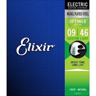 Elixir Optiweb Electric Guitar Strings エリクサー&#174;ストリングス、より自然な弾き心地のエレキギター用コーティング弦が登場。 新しいOPTIWEBコーティング弦は長寿命を維持しながら自然な感触とクリスピーサウンドを実現しました。 ＜メーカー説明＞ 革新的な軽量コーティングにより、ノンコーティング弦と変わらない音色と感触を持ちながら、エリクサーストリングスの特長である長く劣化することのない音質が特徴です。 「自然な感触と音色のためにノンコーティング弦を選んできたギタリストたちは、音質の持続性を犠牲にしてきました。」エリクサーストリングスを製造、販売するW. L. Gore & Associatesのエリクサーストリングス担当プロダクトスペシャリストであるジェイソン・ザンボッティは言います。「エレクトリックギター用コーティング弦における私たちの技術の進化が、ノンコーティング弦と変わらぬ性能と、コーティング弦ならではの長く持続する音質の両立を実現したのです。」 ノンコーティング弦は、メリハリの効いたクリスピーサウンド、自然な感触、演奏に楽なグリップ感が支持されていますが、 長く音質が変わらないという点を犠牲にしなければなりません。ゴミ、汗や皮脂、そして空気までもがギター弦の寿命を短くする原因になるため、頻繁に弦を交換する必要があり、コストもかかります。スタジオでのサウンドテストで、ノンコーティング弦とOPTIWEBコーティング弦を実際に弾き比べてみたギタリストたちは、違いがわからなかったと語っています。 ＜OPTIWEB コーティング弦の特長と優位点＞ ・演奏を重ねてもクリスピーサウンドを維持 ・自然な感触とグリップ感で最高の演奏を保証 ・長く変わらない音質で弦交換の煩わしさを軽減 エリクサーストリングスは数十年にわたり、革新的な弦コーティング・テクノロジーを進化させ、より多くのギタリストにアピールできる製品を生み出すためにフィールドテストも重ねてきました。以下にご紹介するのは、テストに参加したアーティストやスタジオ・ミュージシャンなどのギタリストたちの言葉です。 「まさに私にピッタリの弦だった。素晴らしいバランスのサウンド。感触は最高で、楽に演奏できた。コーティング弦であることを忘れるほどだった。」 「コーティング弦とは思えないほど感触がスムーズだった。音と使い心地、どちらも完璧だと思う。」 「本当に使いやすく、すぐに馴染んだ。バランスのとれた音色。これこそ私が待っていた弦だ。」 「この弦の感触には本当に感動した。驚くほどスムーズで、コーティング感やべたべた感を感じさせずに、とびきりの音色をもたらしてくれる。」 「個人的にはNANOWEB&#174;の大ファンだが、新しいOPTIWEBを使ってみると、指と弦が一体化しているかのように自然な演奏ができた。」 OPTIWEBコーティング弦は、エリクサーストリングスのエレキギター弦ラインアップの新たな一員です。エリクサーストリングスは、あらゆるギタリストに好みの音色や感触で応えられるように、幅広いコーティング弦の選択肢を用意しています。暖かみのある音色と極めて滑らかな感触を持つオリジナルのPOLYWEB&#174;コーティング弦、くっきりとした音色で滑らかな弾き心地のNANOWEBコーティング弦、そして自然な感触でクリスピーサウンドをもたらすOPTIWEBコーティング弦。いずれも、エリクサーストリングスの特長である高音質・長寿命を提供します。 ＜仕様＞ コーティング：Optiweb ゲージ：Custom Light　.009 / .011 / .016 / .026 / .036 / .046 ＜ネコポス配送（ポスト投函）について＞ こちらの商品は、1点までネコポス配送（ポスト投函）が可能です。2点以上のご注文にて、ネコポス配送（ポスト投函）をお選びいただきますと、ネコポス複数個口でのお届け、または通常宅配便でのお届けをご案内させていただきます。ネコポス配送（ポスト投函）の場合、お届け日時指定がお受けできませんのでご注意ください。 ※画像はメーカーサイトのサンプル画像です。＜エリクサーストリングスについて＞ コーティング弦で業界をリードするエリクサーストリングスは、弦全体をコーティングする唯一のギター弦ブランドです。巻き線の表面だけでなく、巻き線の隙間にもゴミが付着しにくくなっており、弦が汚れて音色を損なわないようにしています。エリクサーストリングスは、アコーステイックギター弦、エレクトリックギター弦、ベースギター弦のほか、バンジョー弦やマンドリン弦の主要なゲージをラインアップしています。今日、エリクサーストリングスは、Ibanez, Tom Anderson Guitarworks, iGuitar, Carvin, Melancon, Neville, ESP, Palir, Manson, Buscarino, Bacchus Guitarsなど、多くのエレキギターやベースギターのメーカー出荷時の弦として採用されています。エリクサーストリングスの製品は、動脈瘤治療に使われる医療用機器から高性能なGORE-TEX&#174; ファブリクスまで、革新的で技術主導型のソリューションで知られるW. L. Gore & Associates, Inc.で製造されています。 ＜W. L. Gore & Associates（ゴア）について＞ ゴアは、発明と製品イノベーションを重視する技術主導型の企業です。防水透湿素材のGORE-TEX&#174; ファブリクスはよく知られており、これら高機能ファブリクスをはじめ、体内に埋植する医療機器、工業用の製造部品、航空エレクトロニクスにいたるまで、そのラインアップは多岐にわたります。私たちは1958年にアメリカを本拠として創業以来、今では年間売上は30億ドルを超え、アメリカ、ドイツ、イギリス、日本、中国に製造工場、世界中に営業所を持ち、1万人以上のアソシエートを擁しています。アジアにおいては、香港、北京、上海、深&#22323;、台北、ソウル、シンガポール、ムンバイ、シドニー、東京、岡山に拠点を構えています。アメリカにおける企業ランキング「働きがいのある会社ベスト100」では、同ランキングが1984年に開始されて以来、毎年ランクインし続けている数少ない会社の中の一つです。またアメリカにとどまらず、韓国、ドイツ、フランス、イタリア、スウェーデン、イギリスでも“最高の職場”として認められています。