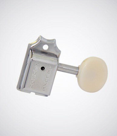 【在庫限り特価】【旧パッケージ】【旧価格】【正規輸入品】Kluson 6 in line / PB / Nickel /DR《クルーソン》《ペグ》《6個セット》《ムスタング》《デュオソニック》