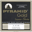 Pyramid Strings ピラミッド・ストリングス [2426] Gold Electric Bass Chrome - Nickel Flatwound Strings No.640 Short Scale フラットワウンド・ベース弦／1個売り[パッケージ印刷部に擦れがある場合がありますが、ご了承下さいませ]