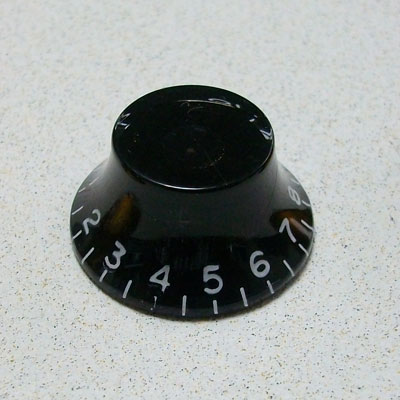 Montreux モントルー [1353] Inch Bell Knob Black インチ規格／ベルノブ／ブラック（黒）／1個入り