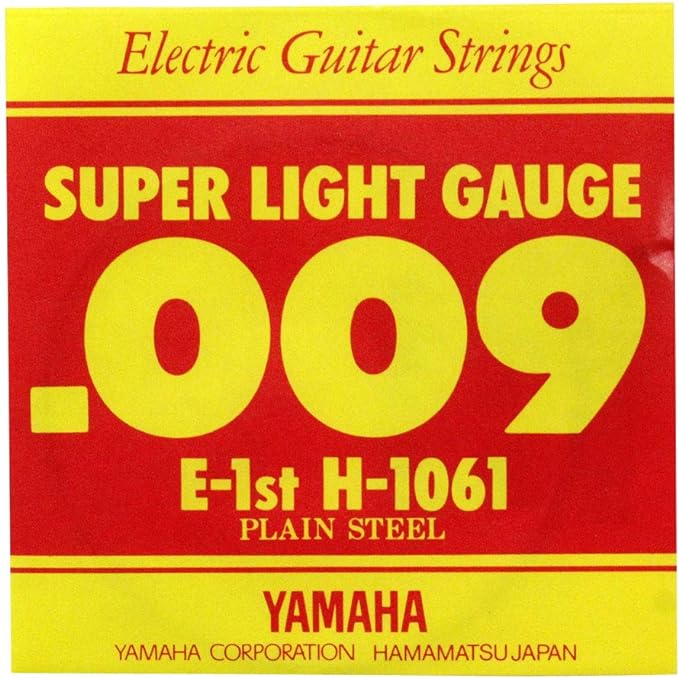 YAMAHA 【H1061】Electric Guitar Strings 009／スーパーライト／1弦エレキギター用