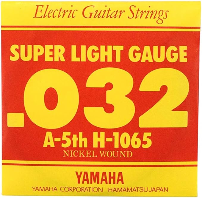 YAMAHA 【H1065】Electric Guitar Strings 032／スーパーライト／5弦エレキギター用／ニッケルワウンド