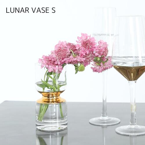 ダルトン 花瓶 ルーナーベースS LUNAR VASE S【ダルトン DULTON】k8651031s 花瓶 フラワーベース キャンドル お花 ドライフラワー 生花 植物 シンプル おしゃれ ゴールド 入れ物 インテリア クリスマス パーティー 装飾 ダイニング